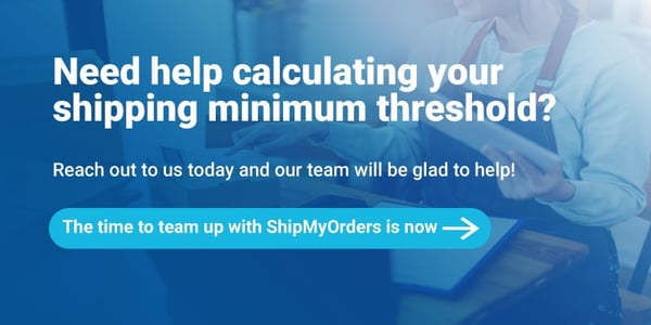 Calculate Shipping Minimum Threshold CTA